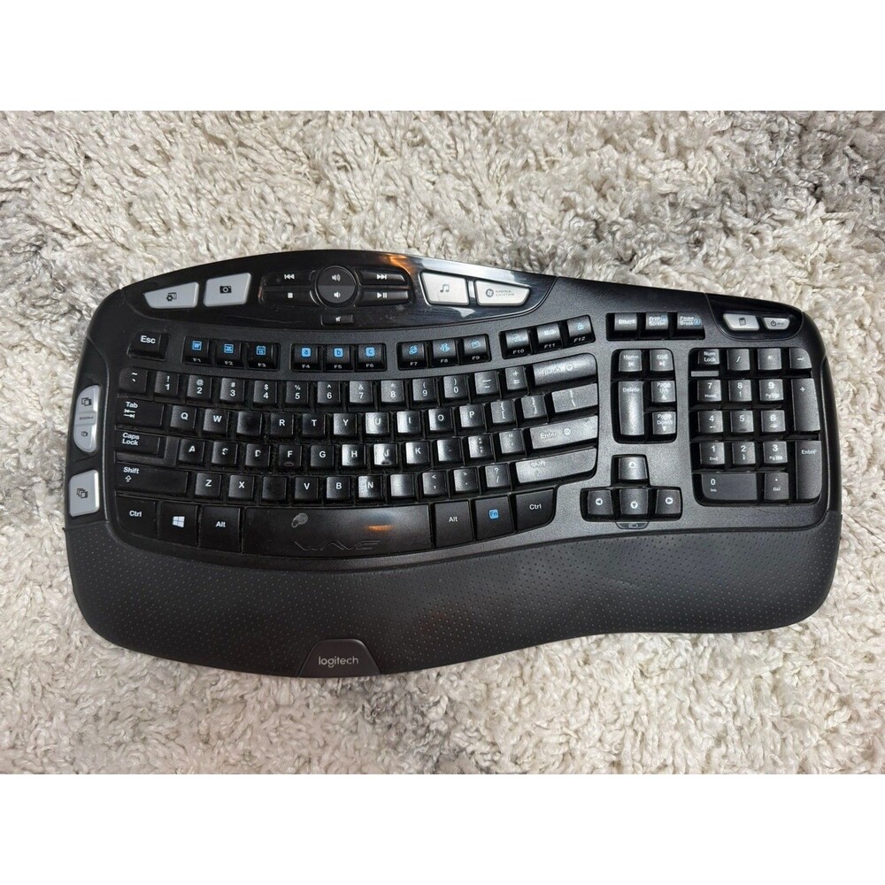 Logitech K350 Wave Wireless Keyboard - No DONGLE/USB Connector